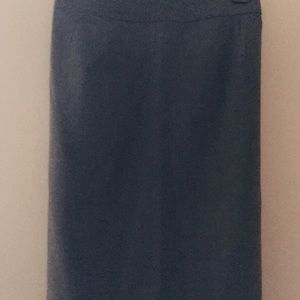 Sale! Calvin Klein Charcoal Gray lined skirt